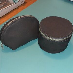 Dark Gray Cosmetic Bag Set